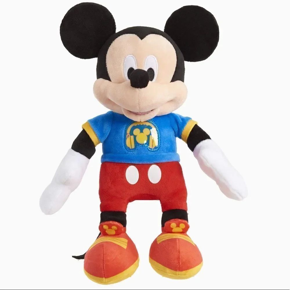 Disney Junior Mickey Mouse Lights Up Singing Fun Kid’s Plush Toy 12” Tall